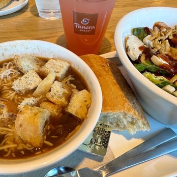 Panera Bread - Take Two: Onion Soup and BBQ Chicken Salad - Sandwiches Near Me - Hayward, California