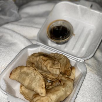 China Garden - 8 Pot Stickers (pan fried) Very full as well & delicious! - Chinese Near Me - Duluth, Georgia