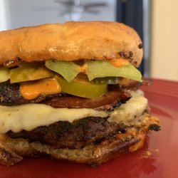 Skewbz Kitchen - "Bonfire Burger"