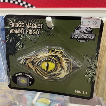 Miniso - Jurassic World Magnet - Gift Shops Near Me - Ontario, California Miniso - Jurassic World Magnet - Gift Shops Near Me - Ontario, California