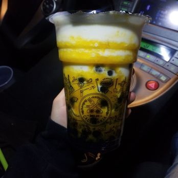 Boba Ave Express - I order a large mango yogurt with boba it's a good size for the cost. - Bubble Tea Near Me - Arcadia, California