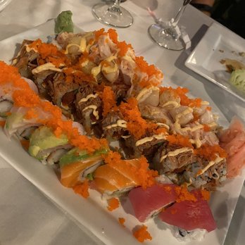 Oudom Thai & Sushi - Rainbow, spicy tuna, and volcano rolls - Sushi Bars Near Me - Deland, Florida