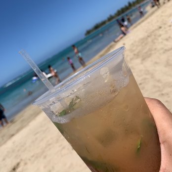 Luquillo Kiosks - Passion Fruit Mango Mojito - Seafood Near Me - Luquillo, Puerto Rico