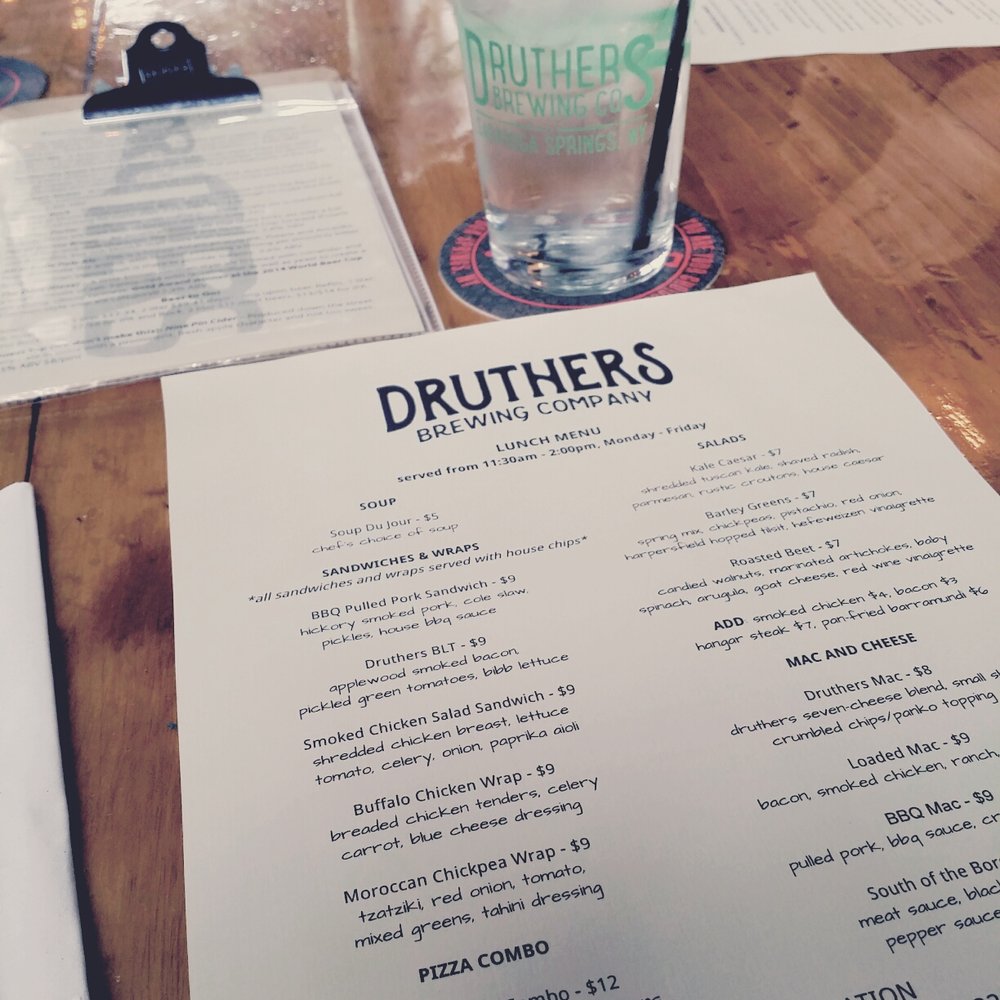 Druthers Brewing Company - Lunch menu - Burgers Near Me - Albany, New York Druthers Brewing Company - Lunch menu - Burgers Near Me - Albany, New York