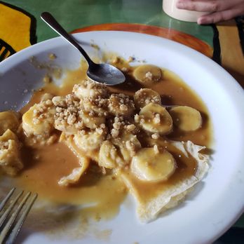 Café Ross - Half eaten banana crepes - Cafeteria Near Me - Tijuana, BCN Café Ross - Half eaten banana crepes - Cafeteria Near Me - Tijuana, BCN