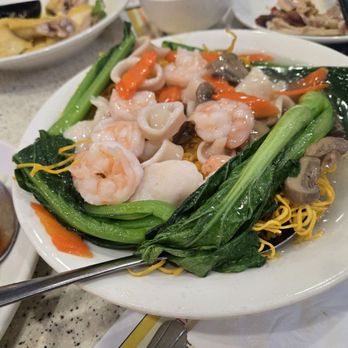 Tasty Garden - Y13.Seafood Chow Mein: $19.98 (gummy noodles) - Asian Fusion Near Me - Irvine, California Tasty Garden - Y13.Seafood Chow Mein: $19.98 (gummy noodles) - Asian Fusion Near Me - Irvine, California