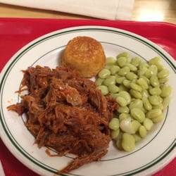 Sweet Tooth Bakery & Deli - BBQ Pork, butter beans and corn bread