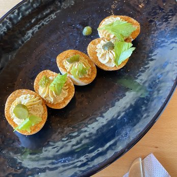 Dolores - Bloody Mary Deviled Eggs - Cocktail Bars Near Me - Long Beach, California Dolores - Bloody Mary Deviled Eggs - Cocktail Bars Near Me - Long Beach, California