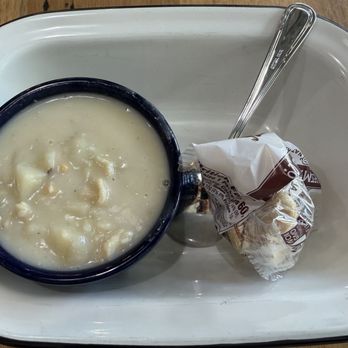 Luke's Lobster - Clam chowder cup - Seafood Near Me - Santa Monica, California Luke's Lobster - Clam chowder cup - Seafood Near Me - Santa Monica, California