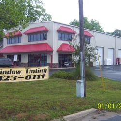 Accurate Glass Tinting - 1.7 milles north of I-10 on the east side.