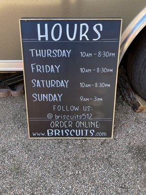 Menu photo 7 Briscuits Austin, TX