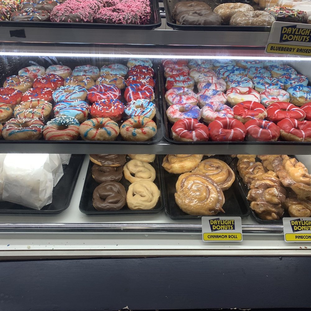 Daylight Donuts - Lil 'Merican donuts for B-Day!!!! God bless small business owners!!!! - Ice Cream & Frozen Yogurt Near Me - Prosper, Texas Daylight Donuts - Lil 'Merican donuts for B-Day!!!! God bless small business owners!!!! - Ice Cream & Frozen Yogurt Near Me - Prosper, Texas