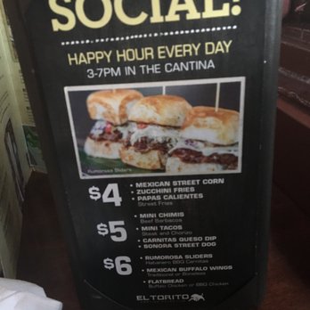 El Torito - Happy hour menu - Mexican Near Me - Sherman Oaks, California El Torito - Happy hour menu - Mexican Near Me - Sherman Oaks, California