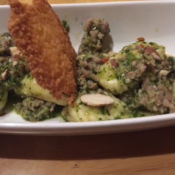 Grotta Di Fuoco - Gnocchi with my pesto and sausage - Pizza Near Me - Long Beach, New York