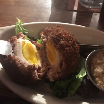 Fiddler's Hearth - Innards of Scottish egg. Loved this - Irish Near Me - South Bend, Indiana Fiddler's Hearth - Innards of Scottish egg. Loved this - Irish Near Me - South Bend, Indiana
