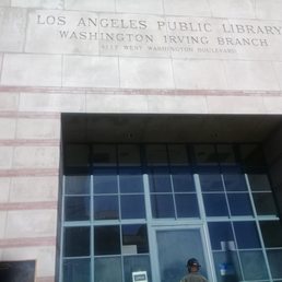 Library name sign Library name sign