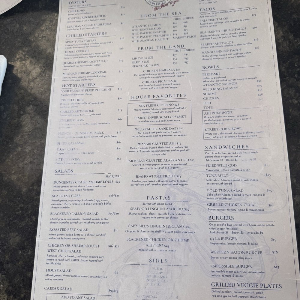 Sea Fresh - Menu - Seafood Near Me - Ojai, California Sea Fresh - Menu - Seafood Near Me - Ojai, California