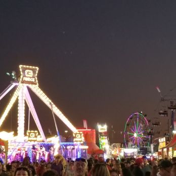 Arizona State Fair - Midway at Night - Amusement Parks Near Me - Phoenix, Arizona