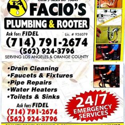 Facio’s Plumbing & Rooter