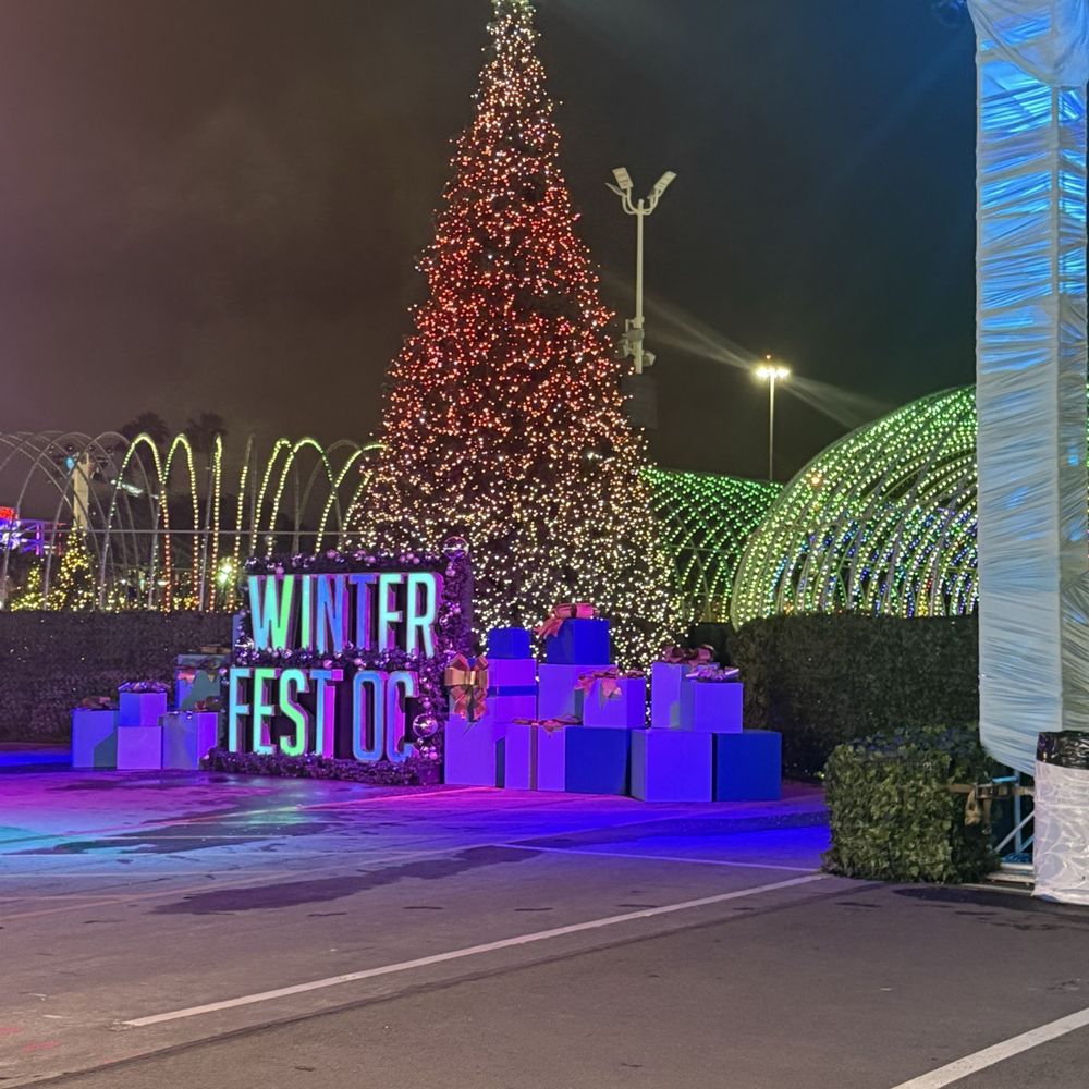 Winter Fest OC - Entrance winter fest - Festivals Near Me - Costa Mesa, California