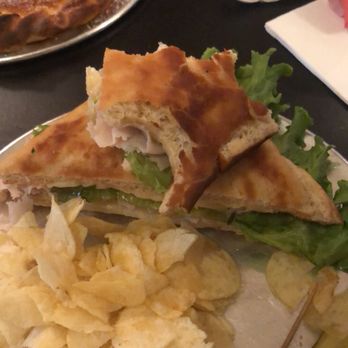 Pretzel & Pizza Creations - Turkey & Provolone Pretzel Focaccia Sandwich - Pizza Near Me - Frederick, Maryland Pretzel & Pizza Creations - Turkey & Provolone Pretzel Focaccia Sandwich - Pizza Near Me - Frederick, Maryland