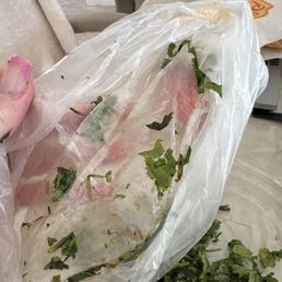 The bag it was in!! YUCK!