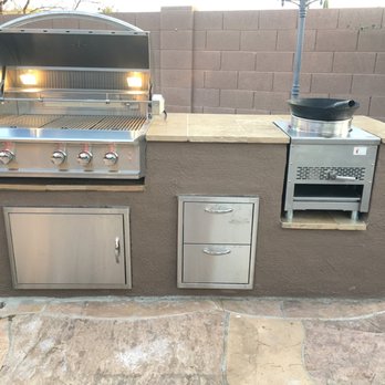 BBQGuys - BBQ Guys supplied the Blaze Barbeque car stainless steel drawers, stainless steel door - Outdoor Furniture Stores Near Me - Baton Rouge, Louisiana