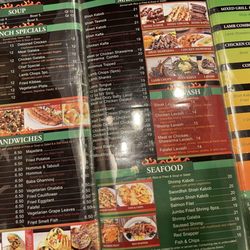 La Kabob Restaurant - Some menu items