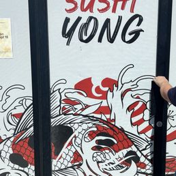 Exterior outside entrance of Sushi Yong - Door front - Pahrump, Nevada Exterior outside entrance of Sushi Yong - Door front - Pahrump, Nevada