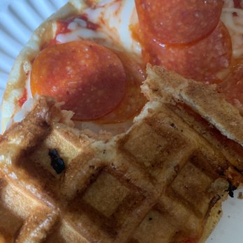Waffles Pizza - Review of pizza bottom - Food Trucks Near Me - Avalon, Pennsylvania Waffles Pizza - Review of pizza bottom - Food Trucks Near Me - Avalon, Pennsylvania