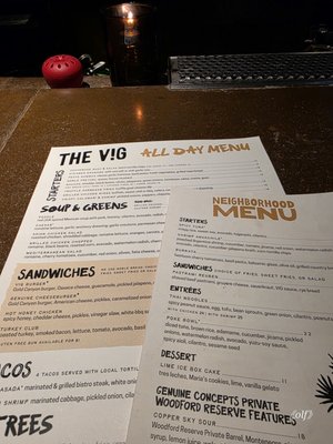 Menu photo 1 The Vig Arcadia Phoenix, AZ Menu photo 1 The Vig Arcadia Phoenix, AZ