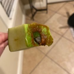 Rocky Mountain Chocolate Factory - Mold in a caramel apple