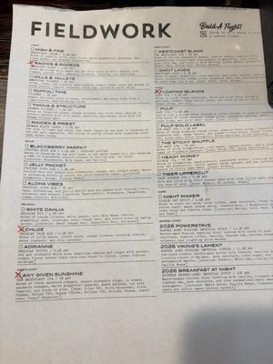 Menu photo 2 Fieldwork Brewing Company Sacramento, CA