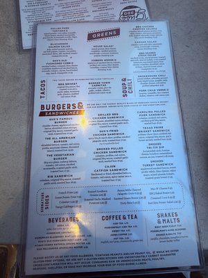 Menu photo 1 Gus's Barbecue Claremont, CA Menu photo 1 Gus's Barbecue Claremont, CA