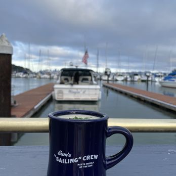 Sam's Anchor Cafe - Clam chowder - Seafood Near Me - Tiburon, California Sam's Anchor Cafe - Clam chowder - Seafood Near Me - Tiburon, California