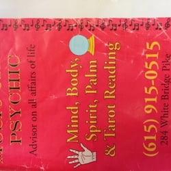 Music City Psychic - Flyer cover from Music City Psychic