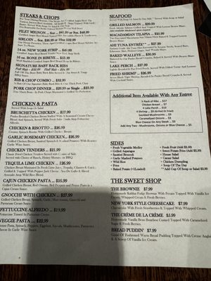 Menu photo 2 Fahrenheit Two Twelve Crown Point, IN