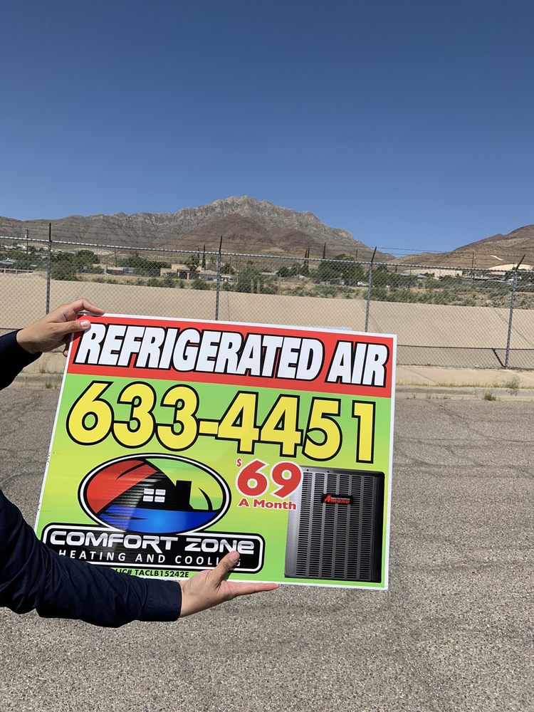 COMFORT ZONE HEATING & COOLING 3922 Delta Dr, El Paso, TX Yelp