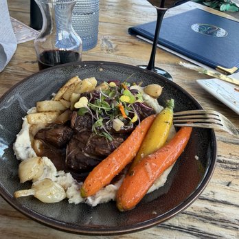 Frenchy's Hideout - Beef Bourguignon, delicious. - French Near Me - San Diego, California