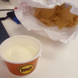 Queso and chips Queso and chips