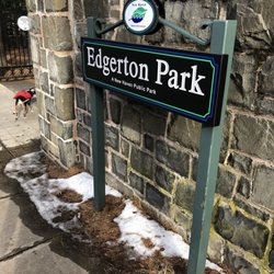 Edgerton Park - One of the entrance signs