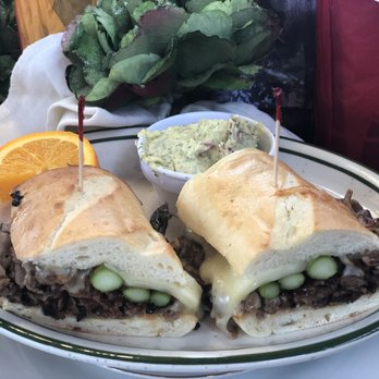 Michael David Winery - My favorite sandwich, tri-tip with asparagus - Wine Tasting Room Near Me - Lodi, California