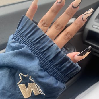 Sunset Nails - Acrylic set, extra long, gel w/ design - Nail Salons Near Me - San Francisco, California Sunset Nails - Acrylic set, extra long, gel w/ design - Nail Salons Near Me - San Francisco, California