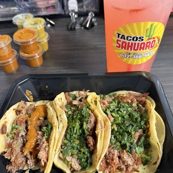 Tacos Sahuaro - Carnitas Taco Strawberry lemonade Aguas Frescas - Tacos Near Me - Phoenix, Arizona Tacos Sahuaro - Carnitas Taco Strawberry lemonade Aguas Frescas - Tacos Near Me - Phoenix, Arizona