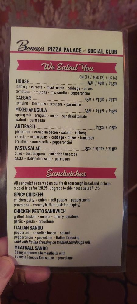 Food from Benny’s Kitchen