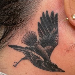 Nicely done cover up with a Raven!