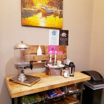 The Red Bean - Condiment station. - Coffee & Tea Near Me - Annapolis, Maryland