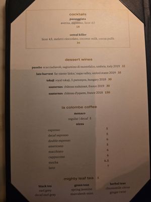 Menu photo 2 Barclay Prime Philadelphia, PA Menu photo 2 Barclay Prime Philadelphia, PA