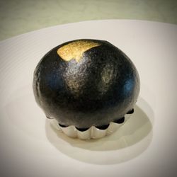 Sifu Wong Kitchen - Charcoal Salted Egg Yolk Bun!