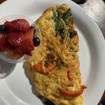Hillside Spot Cafe & Market - El Jefe Omelette fruit - Breakfast & Brunch Near Me - Phoenix, Arizona Hillside Spot Cafe & Market - El Jefe Omelette fruit - Breakfast & Brunch Near Me - Phoenix, Arizona